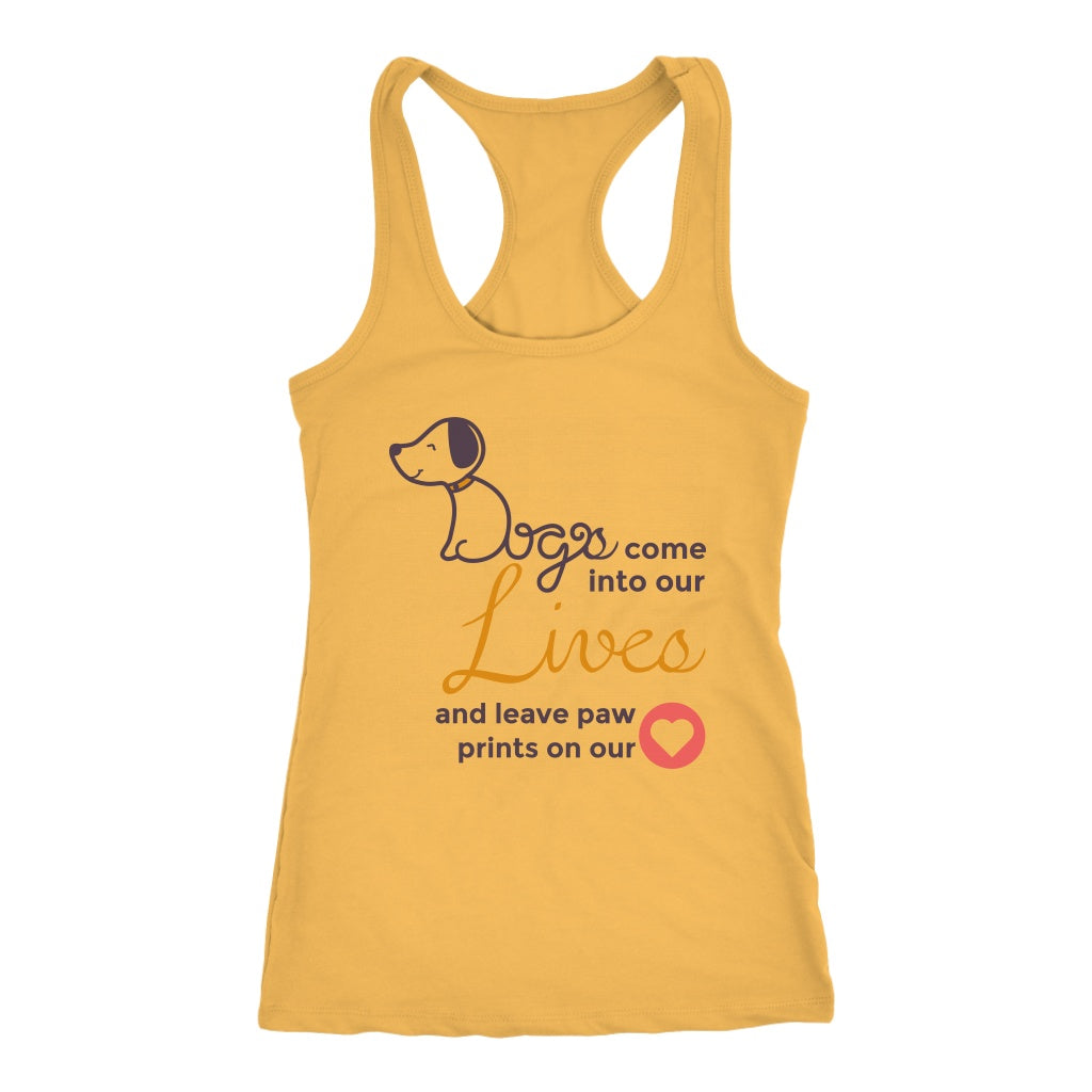 Into Our Lives, Leave Paw Prints on Our Heart Women't Shirt