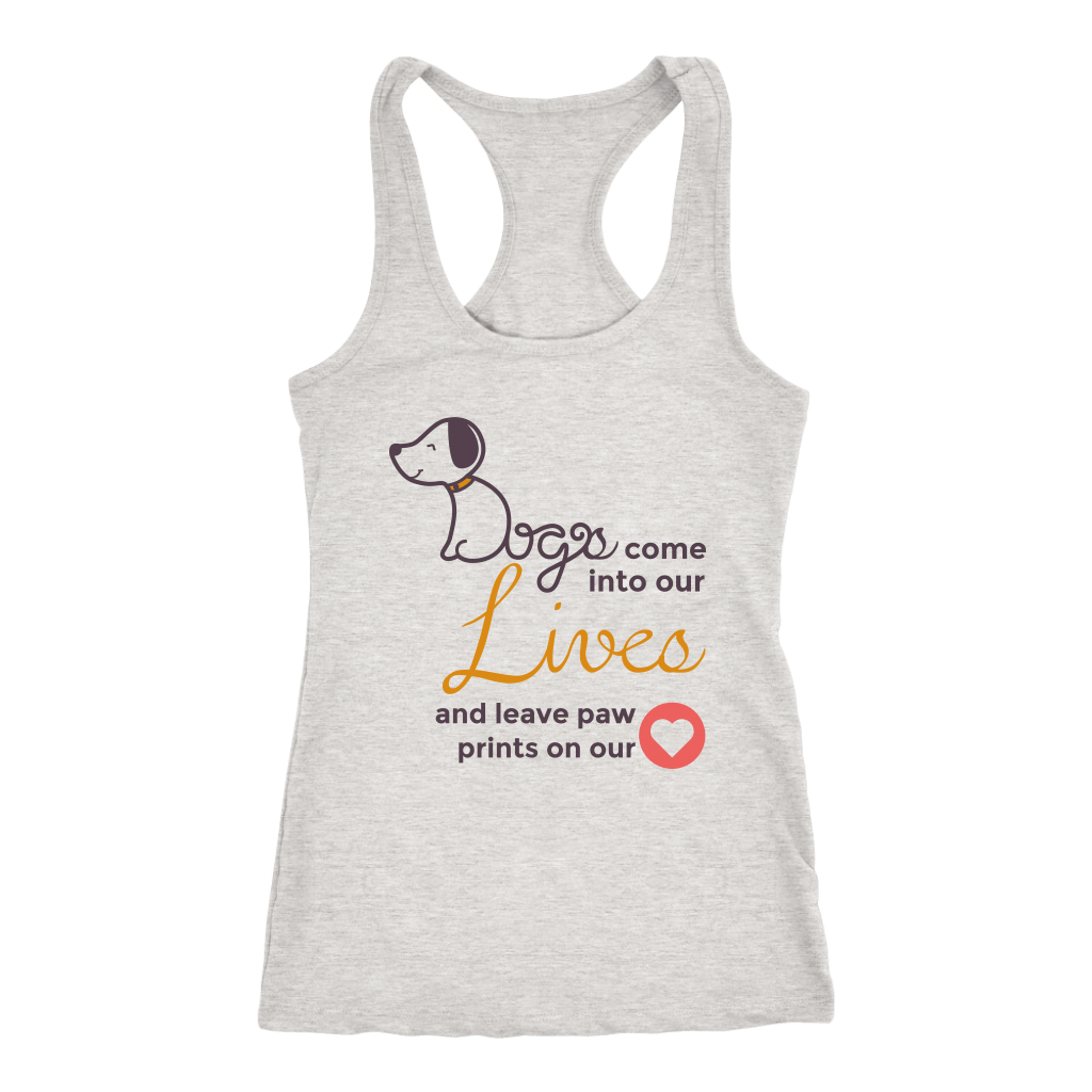 Into Our Lives, Leave Paw Prints on Our Heart Women't Shirt