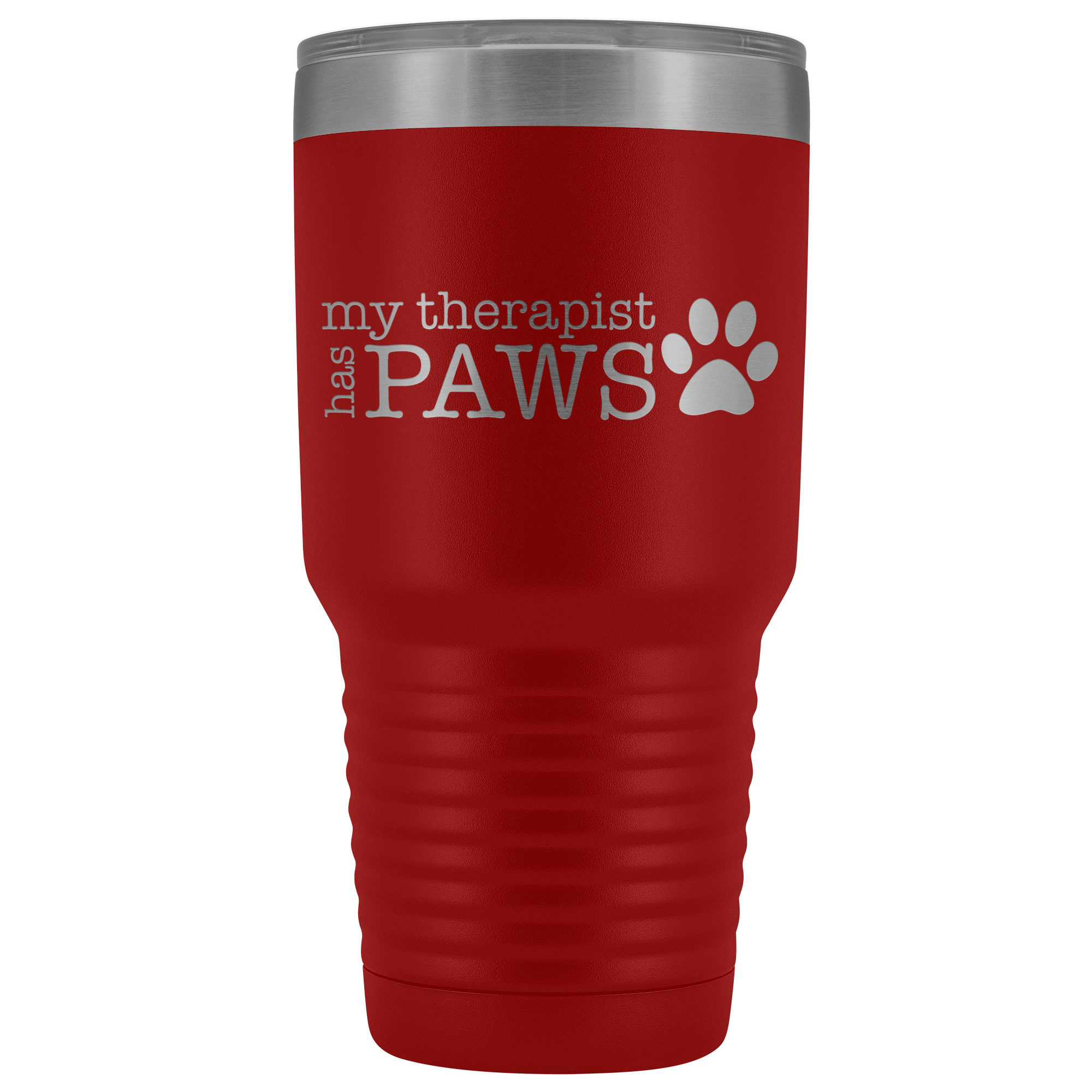 My Therapist Has Paws 30 oz Tumbler