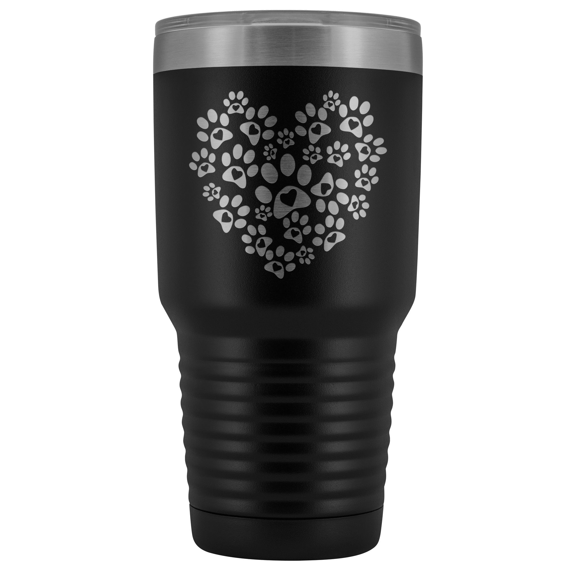 Paw Print Heart 30 oz Tumbler